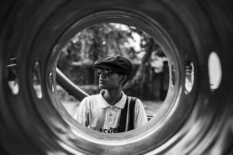 Man in Forest